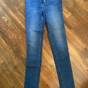 Abercrombie & Fitch Women's Blue Skinny Jeans